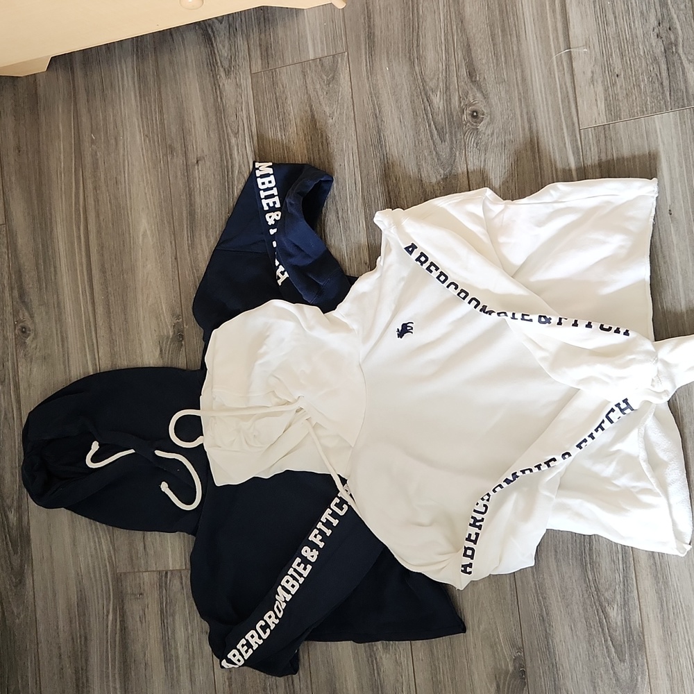 Abercrombie and fitch crop sweatshirts